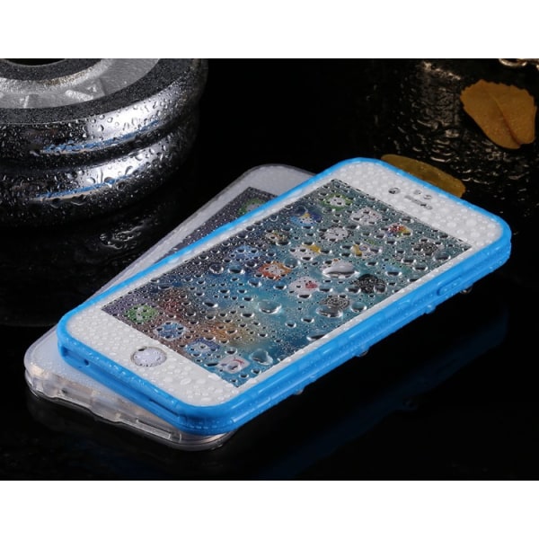 Flovemes käytännölliset vedenpitävät kotelot - iPhone 6/6S PLUS Genomskinlig