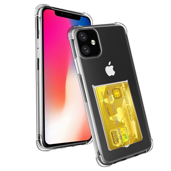 Beskyttende fleksibelt silikondeksel - iPhone 11 Transparent/Genomskinlig