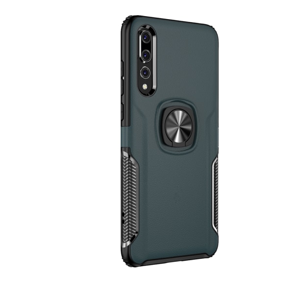 Huawei P20 Pro - Elegant cover med ringholder (LEMAN) Roséguld