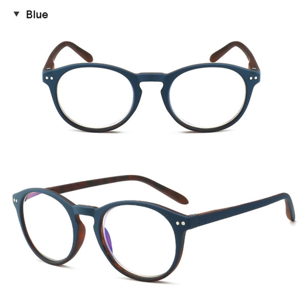 Stilrena läsglasögon (Anti-Blåljus) Blå +1.0