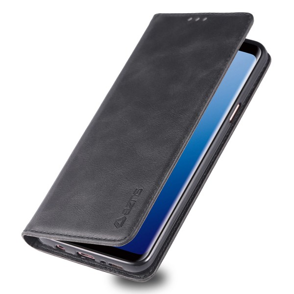 Samsung Galaxy S9 - Stilig beskyttende lommebokdeksel Röd