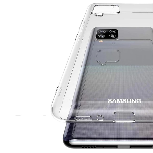 Skyddande Silikonskal - Samsung Galaxy A42 Transparent/Genomskinlig
