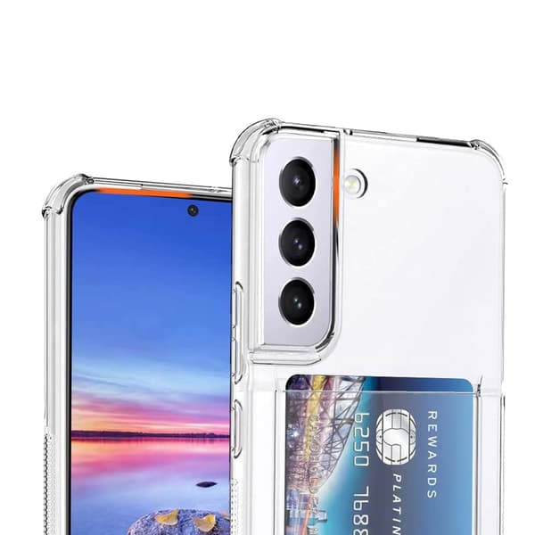 Samsung Galaxy S25 FE - Kortfacksskal Genomskinlig