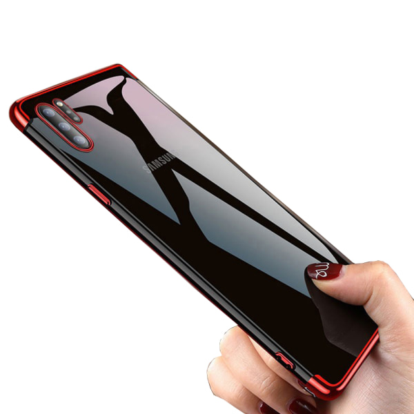 Beskyttende silikondeksel (Floveme) - Samsung Galaxy Note10+ Röd