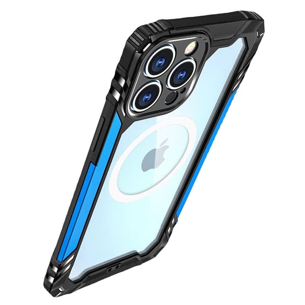iPhone 14 Pro - Stilsikkert Ekstra Beskyttende Skal Svart
