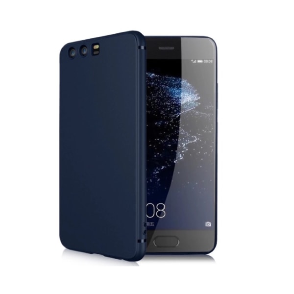 Huawei P10 PLUS - Stilfuldt silikonecover fra NAKOBEE Mörkblå