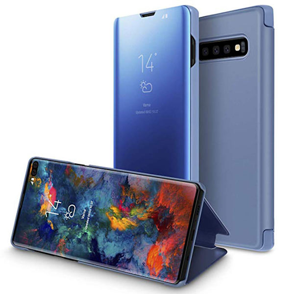 Praktiskt Fodral från Leman - Samsung Galaxy S10e Himmelsblå