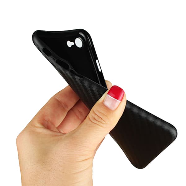 Stötdämpande Skyddsskal - iPhone 7 Svart Svart