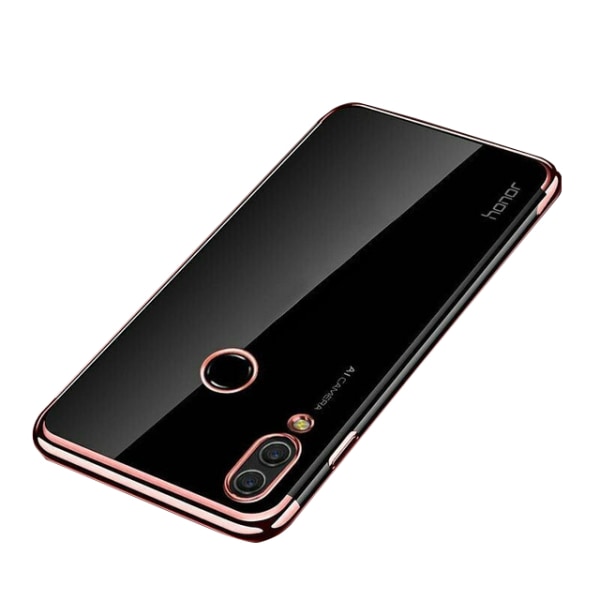 Stilig smart silikondeksel - Huawei Honor Play Röd
