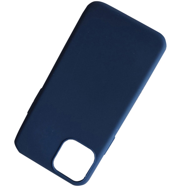 Beskyttende silikoneskal (LEMAN) - iPhone 12 Mini Svart