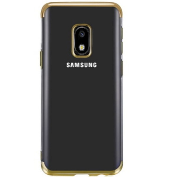 Samsung Galaxy J7 2017 - Kraftig tyndt silikonetui Floveme Guld