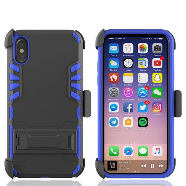 ROCK Skyddsfodral f�r iPhone X/XS Röd