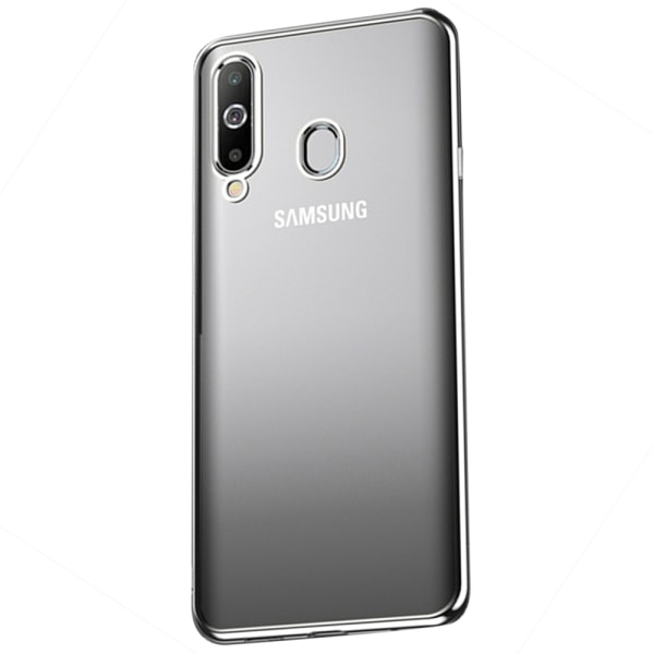 Elegant støtdempende silikondeksel - Samsung Galaxy A40 Silver