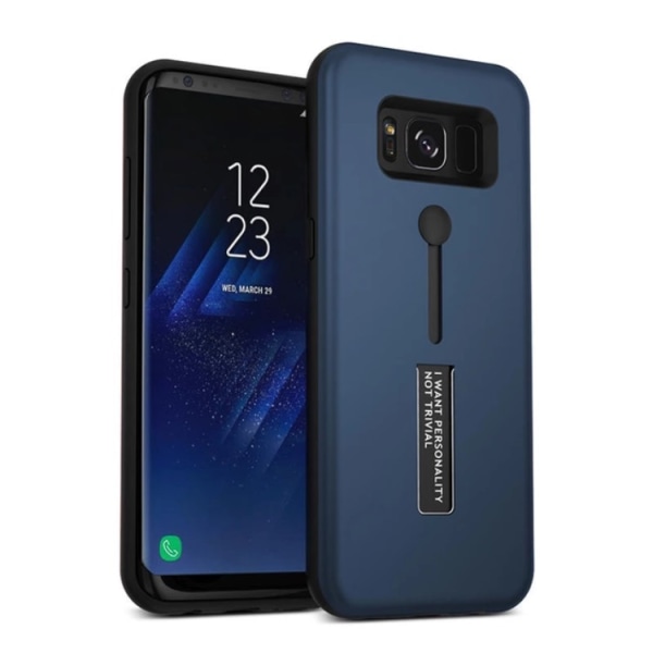 Cover med stativ til Samsung Galaxy S8 (KISSCASE) Blå