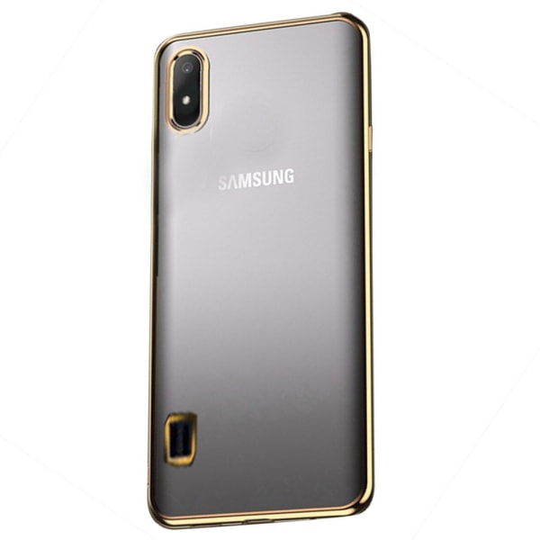 Samsung Galaxy A10 - Exklusivt Floveme Silikonskal Guld