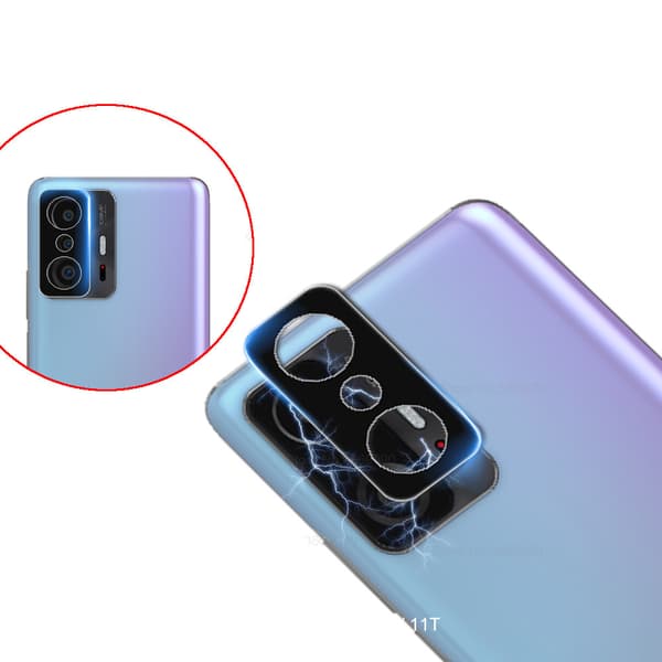 2-PACK Kameralinsskydd 2.5D HD-Clear Xiaomi 11T Pro Transparent