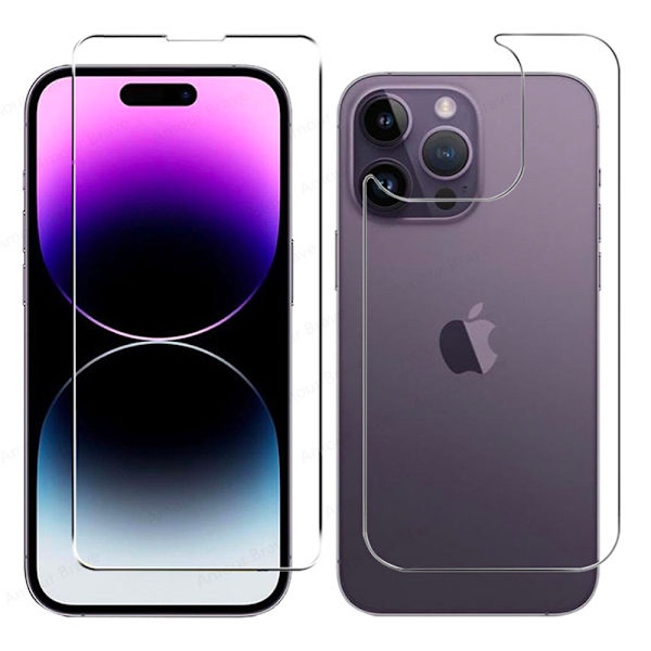 iPhone 16 Pro 2-pack Komplett skydd Fram- & Baksida 0,3mm Transparent