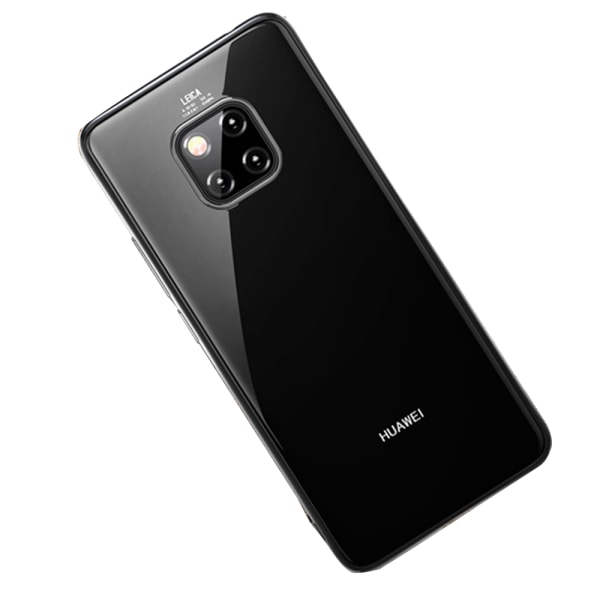 Tyylikäs suojakuori Huawei Mate 20 Prolle (sähköpinnoitettu) Svart