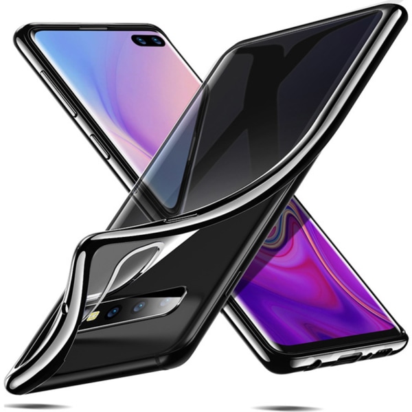 Elegant Skyddsskal till Samsung Galaxy S10 Plus (Electroplated) Grå