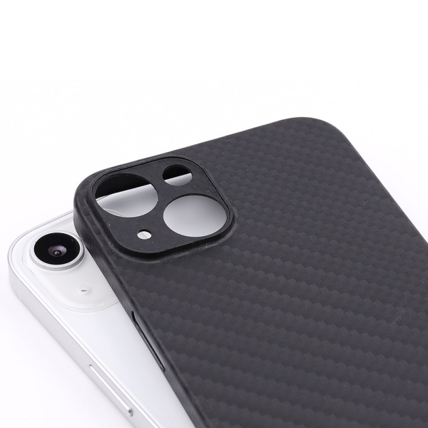 iPhone 15 plus Carbon Look Shell Black