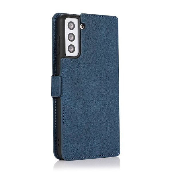Stilsäkert Plånboksfodral - Samsung Galaxy S21 Plus Mörkblå