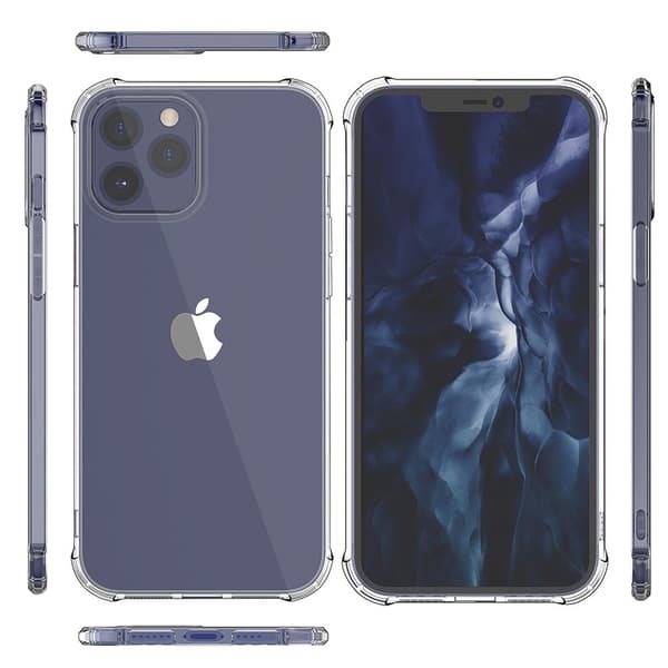 Stötdämpande FLOVEME Skal - iPhone 13 Pro Max Rosa/Lila