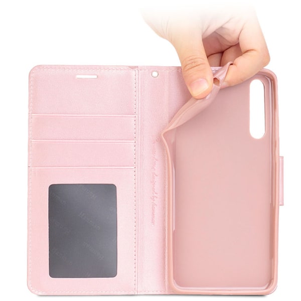 Huawei P20 Pro - Plånboksfodral i PU-Läder från Hanman Svart