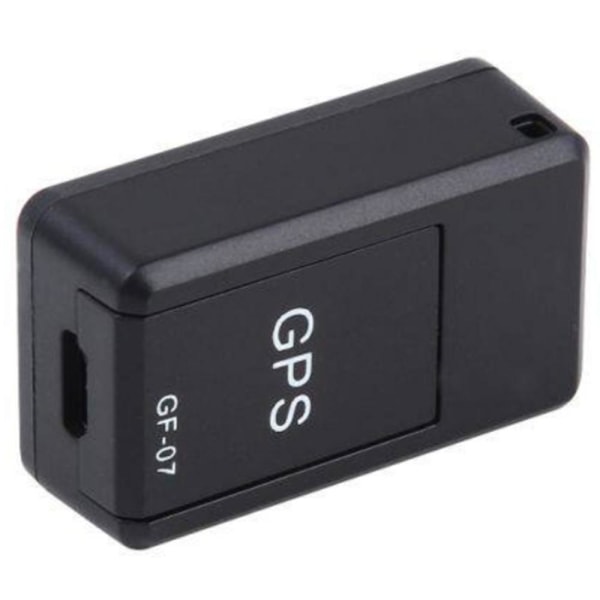 Magnetisk GF-07 Mini GPS Spårare Tracker med Mikrofon Svart