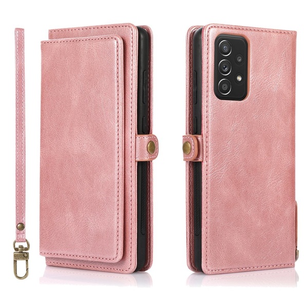 Huomaavainen 2-1 lompakkokotelo - Samsung Galaxy A53 5G Röd