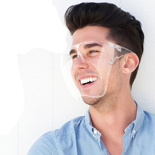 Slitt�ligt Ansiktsvisir Skyddsvisir Face Shield Genomskinlig