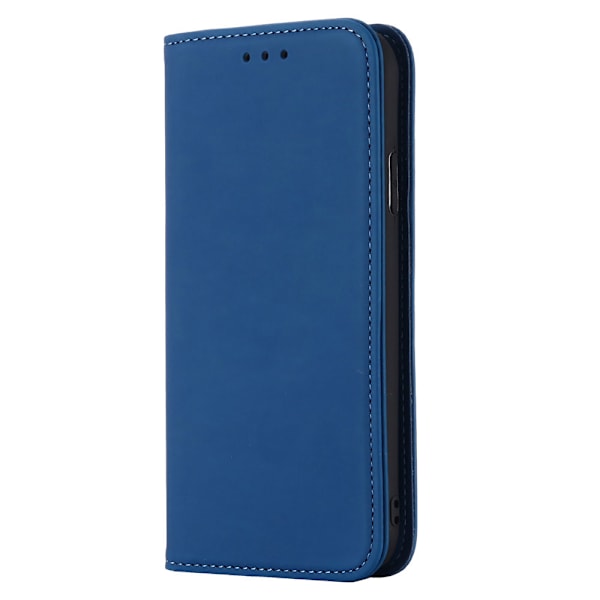 iPhone 11 Pro Max - Genomtänkt Smart Plånboksfodral Mörkblå