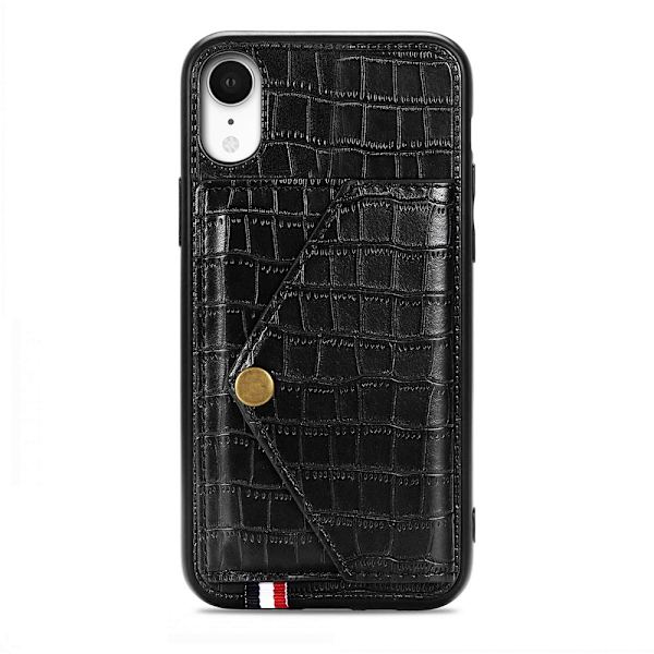 iPhone XR - Skal med Kortfack Grön