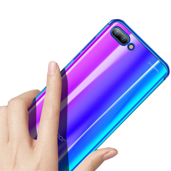 Praktisk smart silikondeksel (FLOVEME) - Huawei Y6 2018 Blå