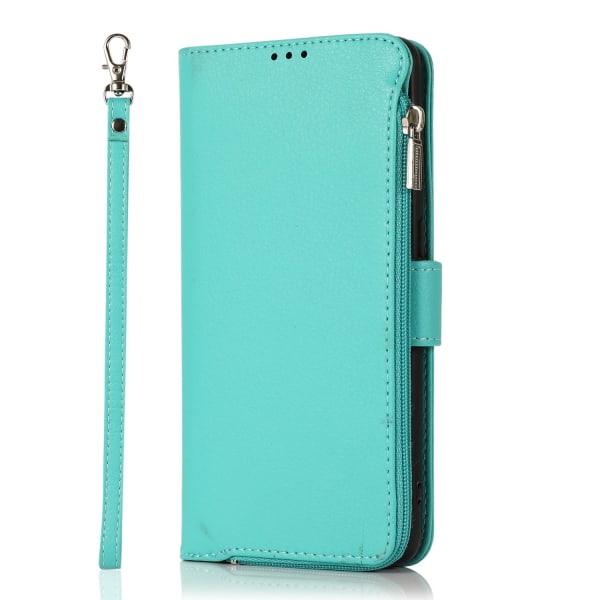 Glatt lommebokdeksel - Samsung Galaxy S21 Plus Grön