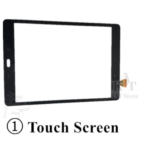 iPad 8 8th Gen 10.2 Touch Screen LCD Flexkabel Hemknapp Svart