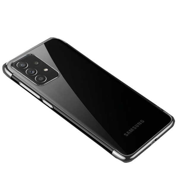 Tyylikäs iskuja vaimentava suojus - Samsung Galaxy A72 Svart