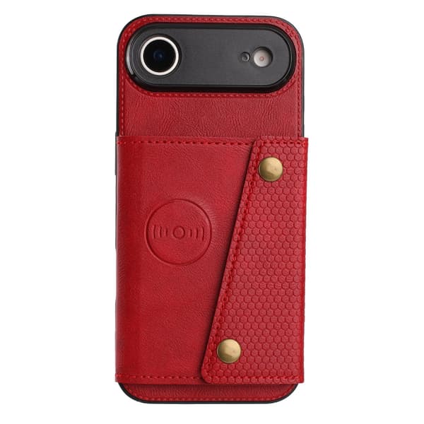 iPhone 17 Air Kortfacksskal med Silikonram & Ställfunktion Blå
