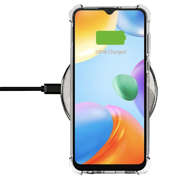 Säkerhet i Varje Hörn - Airbag Clear Case till Din Redmi 10C NFC! Transparent