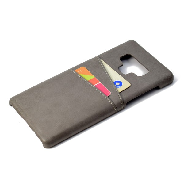 Cover med kortslot til Samsung Galaxy Note 9 (Vintage) Marinblå