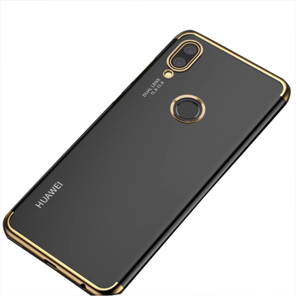 Stilig beskyttende silikondeksel - Huawei P Smart 2019 Guld