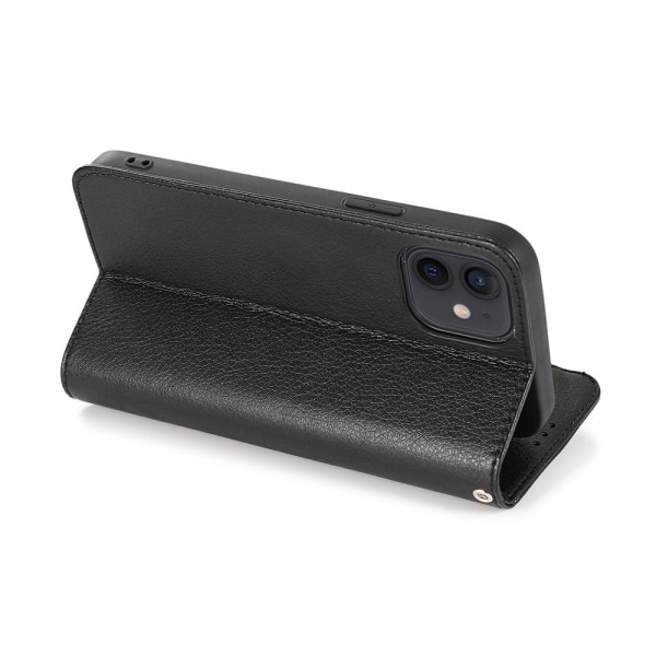 Sitlrent Smooth Wallet Case - iPhone 12 Svart