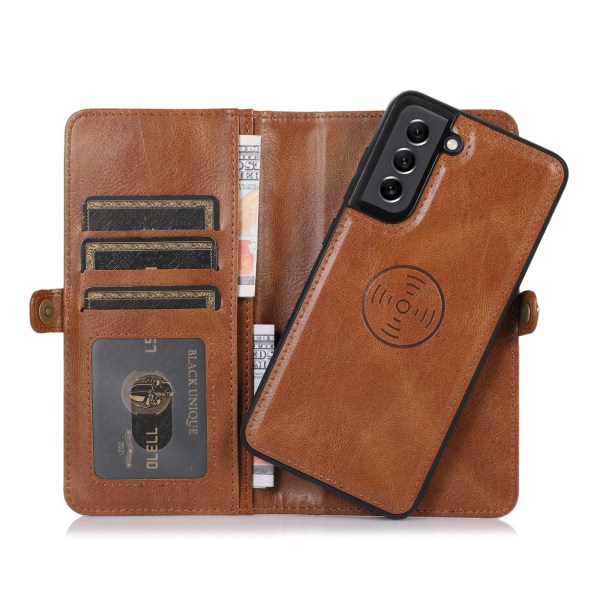 Smooth 2-1 Wallet Case - Samsung Galaxy S21 FE Svart