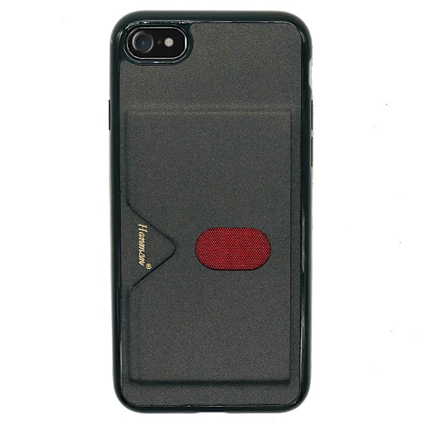Skyddande Smart Skal med Kortfack - iPhone 7 Grå