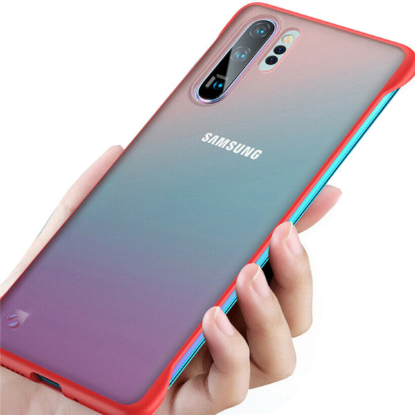 Genomtänkt Stöttåligt Tunt Skal - Samsung Galaxy Note10+ Röd