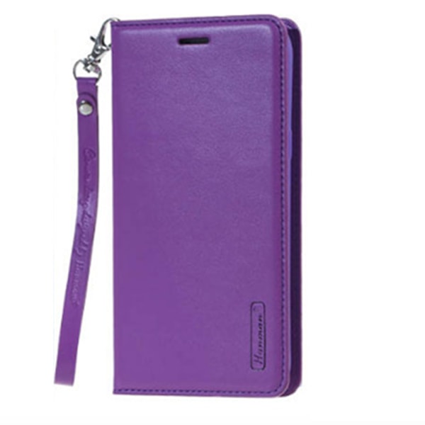 Tyylikäs Hanman Wallet -kotelo - iPhone 14 Lila