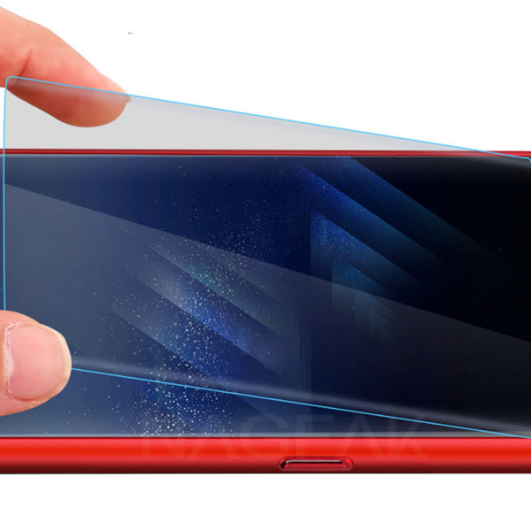 Huawei Y6 2019 - Elegant Robust Dubbelsidigt Skal Röd