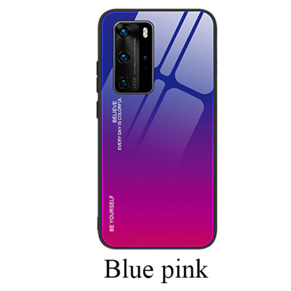 Huawei P40 Pro - Cover Blå/Rosa