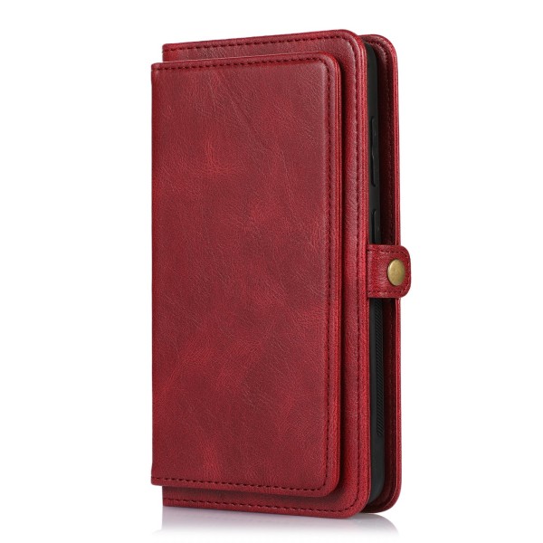 A54 5G - Luksus lommebokveske i skinn med 2 kortspor Red