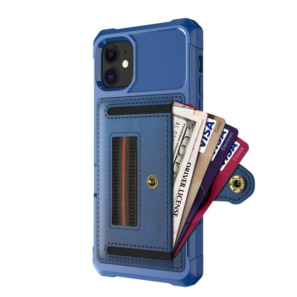 Professional-kotelo korttilokerolla - iPhone 12 Mini Blå
