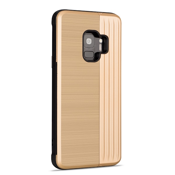 Skal med kortfack från LEMAN - till Samsung Galaxy S9 Lila